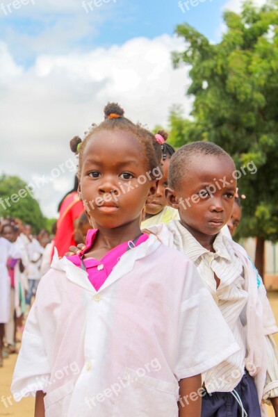 Children Students Boy Poverty African