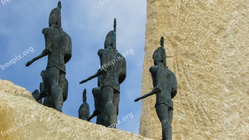 Cyprus Ayia Napa Sculpture Park Trojan Horse Warriors