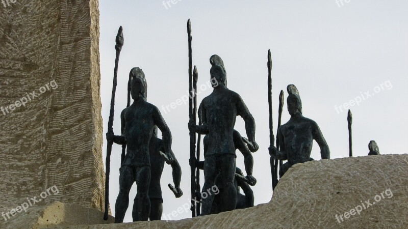 Cyprus Ayia Napa Sculpture Park Trojan Horse Warriors