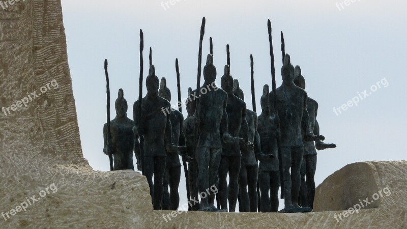 Cyprus Ayia Napa Sculpture Park Trojan Horse Warriors