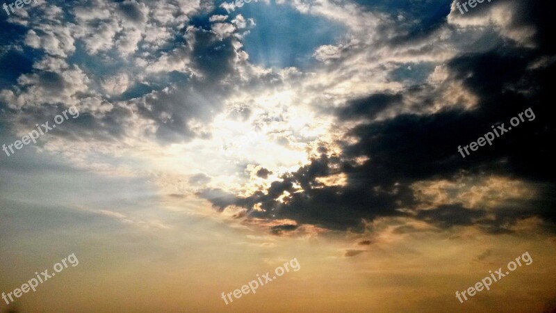 Sky Clouds Cloudy Blue Cloud