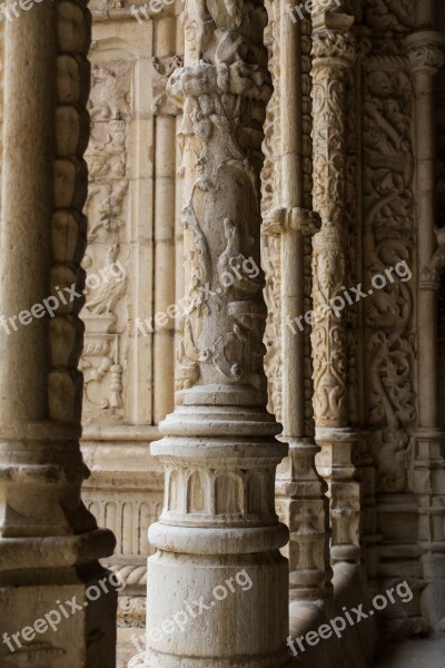 Monastery Cloister Architecture Vault Archway