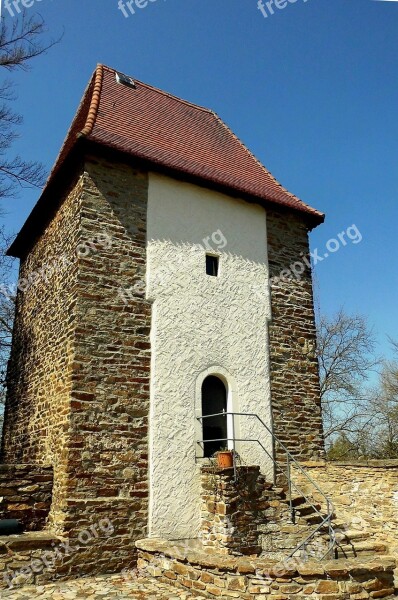 Freiberg Mountain Town City Wall Stone Stone Wall