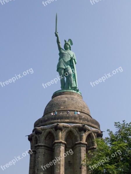 Detmold Hermann Memorial Teutoburg Forest Sculpture Monument