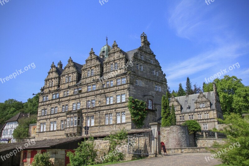 Castle Hämelschenburg Weser Uplands Weser Renaissance Historically Architecture