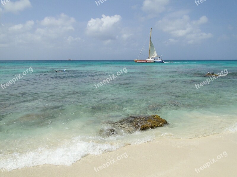 Sailboat Mar Sail Boat Boat Beach