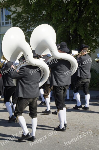 Brass Band Marching Costume Bavarian Music Band