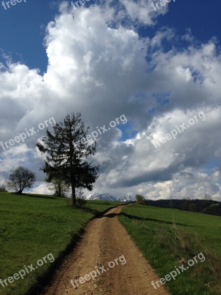 Mountains Tatry Landscape Hiking Trail Holiday