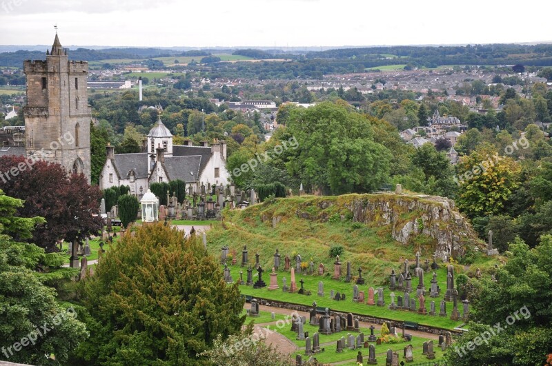 Scotland Stirling Cemetery Church Monument