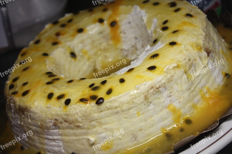 Passion Fruit Cake Cake Pie Free Photos