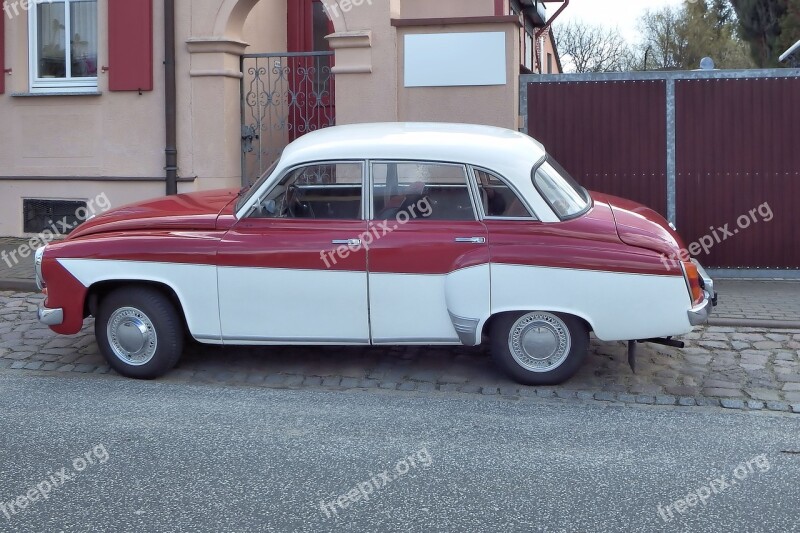 Auto Oldtimer Historically East Germany Wartburg Castle