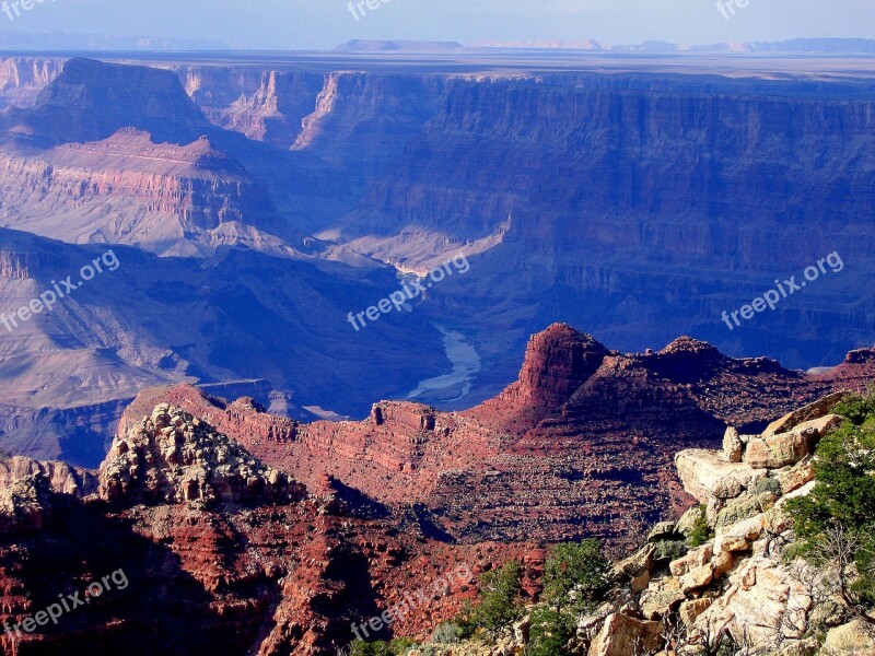 The Grand Canyon Usa Canyon Nature Landscape