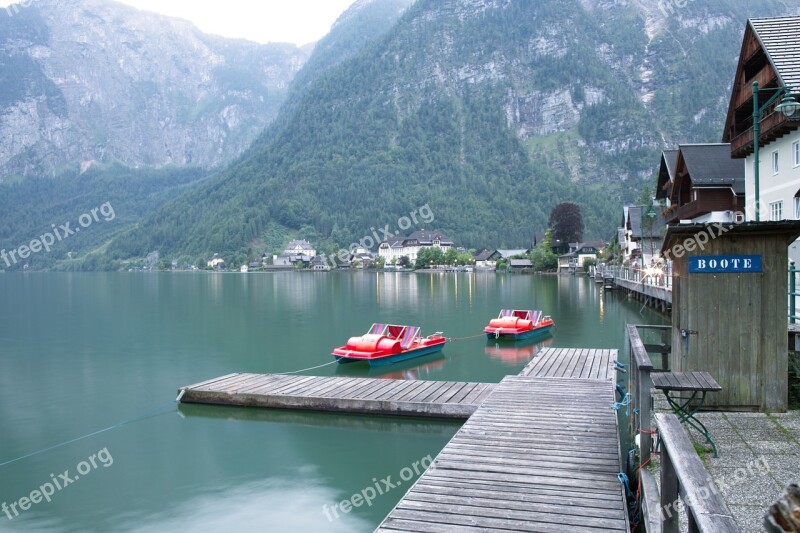 Hallstatt Austria River Lake Nature