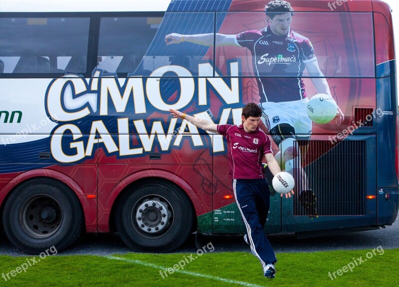 Galway Football Kick Bus Michael