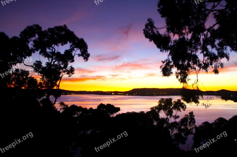 Central Coast Sunrise Early Morning Scenic Scenery