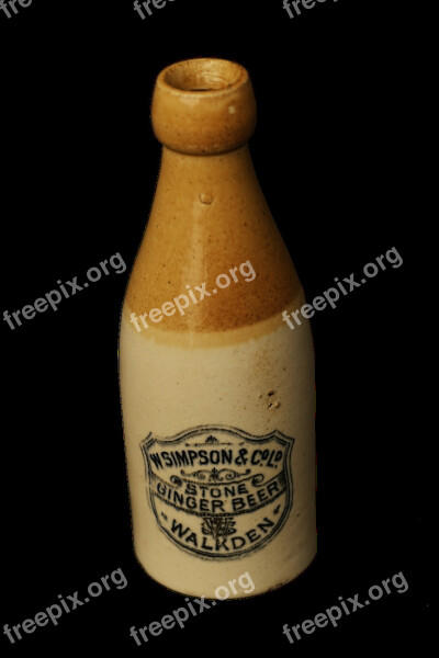 Bottles Old Fashioned Stoneware Retro Drink