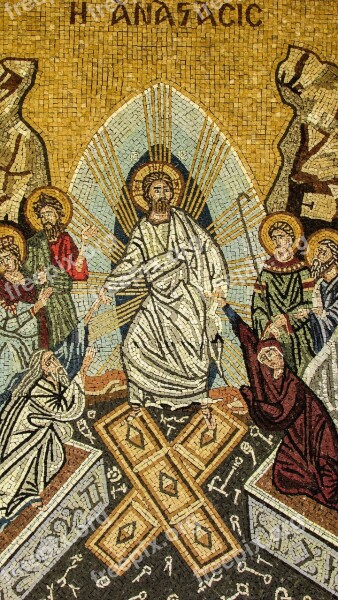 Resurrection Mosaic Church Orthodox Religion