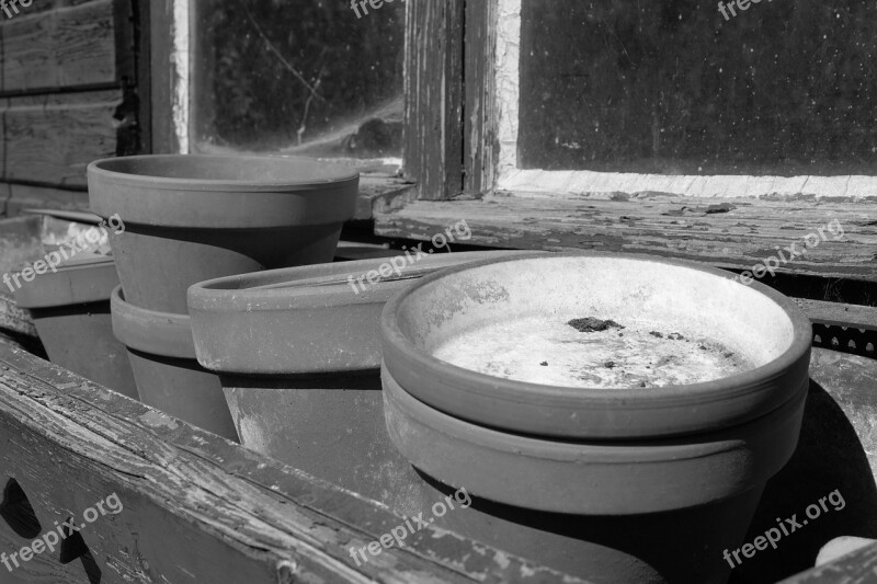 Clay Pots Sound Flower Pots Container Vessels