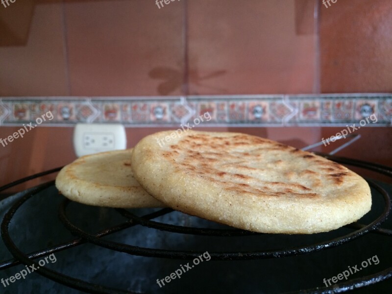 Arepa Arepas Breakfast Venezuela Corn