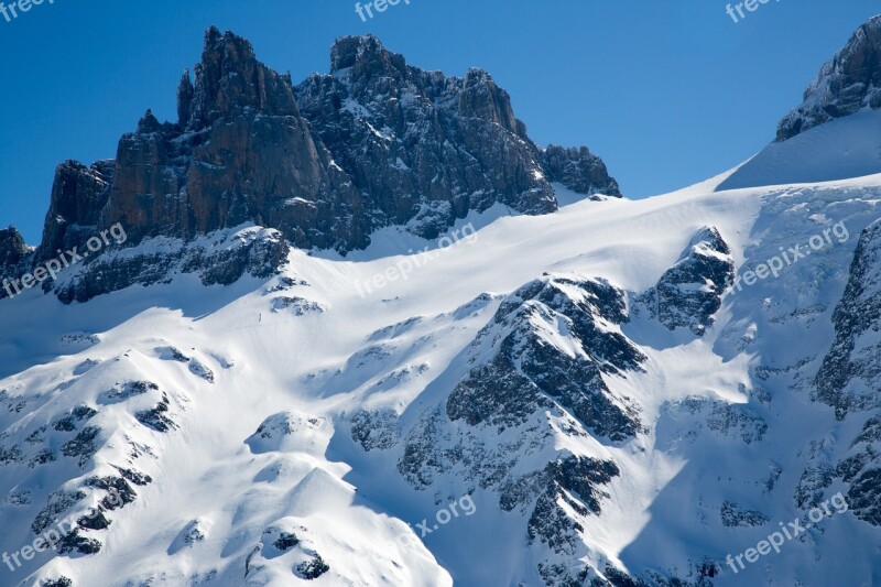 Mountains Switzerland Alpine Landscape Swiss Mountains