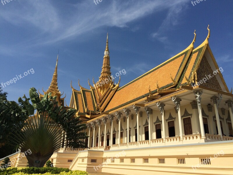 Palace Phnom Penh Brilliant Cambodia The Khmer Palace