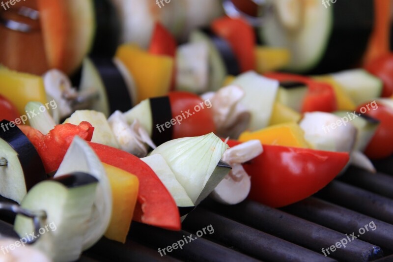 Barbecue Vegetables Nutrition Eat Grill