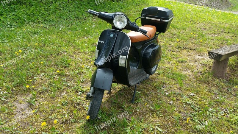 Vespa Roller Italy Motorcycle Motor Scooter