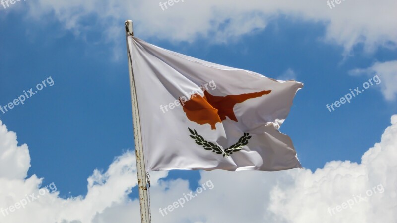 Cyprus Flag Waving Symbol Country