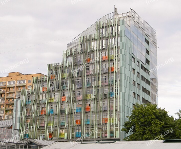 Architecture House Building The Façade Of The City