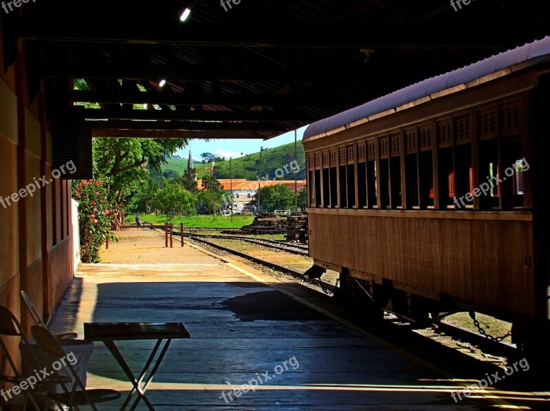 Train Station Classic Old Platform