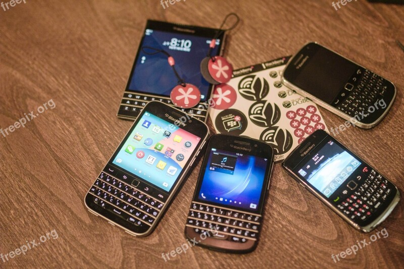 Blackberries Digital Tail Little Red Flowers Mobile Smart Phone