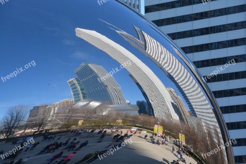 Bean Chicago Illinois City Architecture