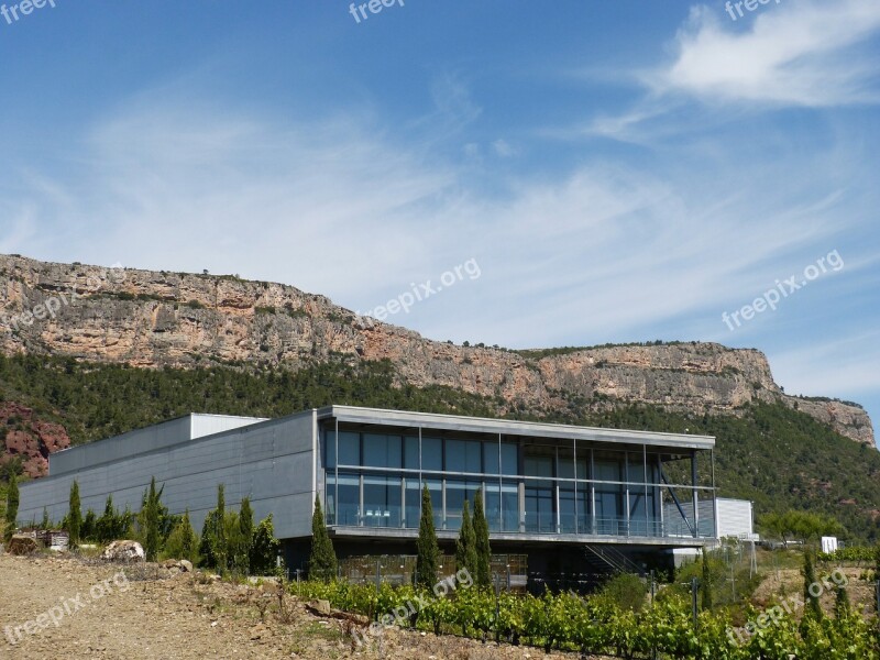 Modern Architecture Winery Wine Production Priorat Montsant