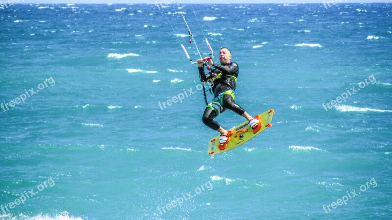 Kite Surf Sport Sea Surfer