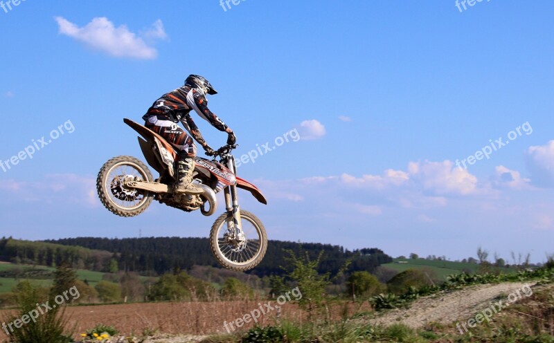 Motorcycle Cross Motocross Motocross Ride Motorcycle Sport