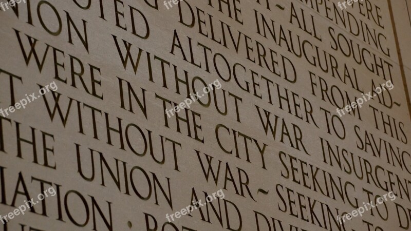 Lincoln Memorial Lincoln Speech Address Monument