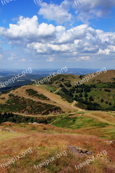 Malvern Hills Landscape Sky England