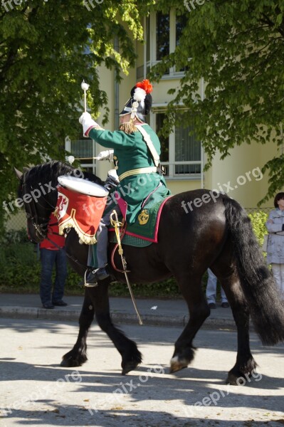 Drum Drummer Beritten Horse Guard