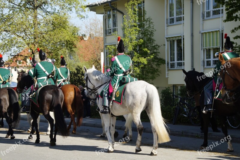 Guard Soldiers Beritten Military Horses