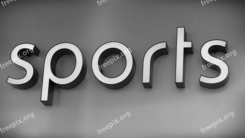 Sport Logo Lettering Emblem Symbol