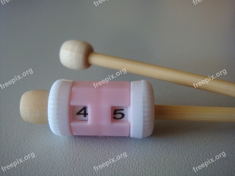 Tachometer Knitting Knitting Needles Crafts Hobby