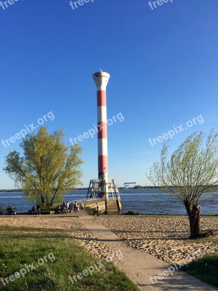 Blankenese Hamburg Lighthouse Germany Free Photos