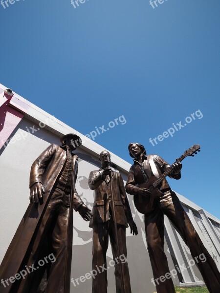 Bee Gees Statue Brisbane Queensland Australia