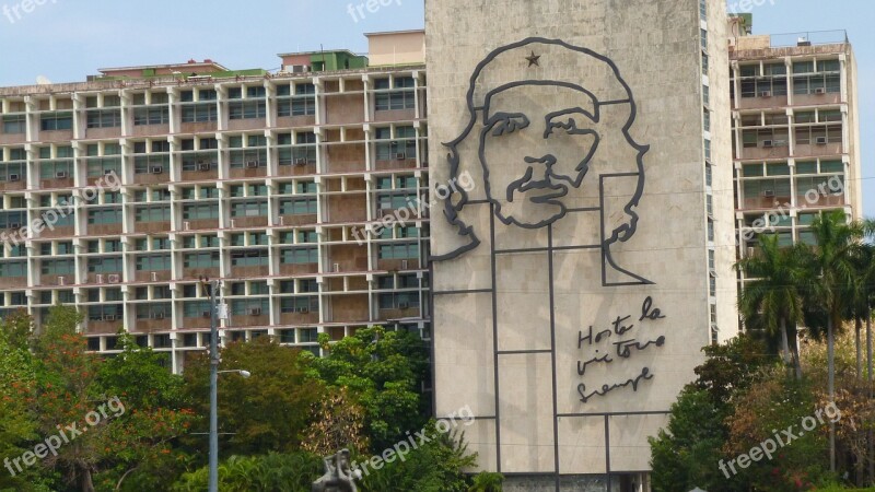 Cuba Havana Building Management Che Guevara