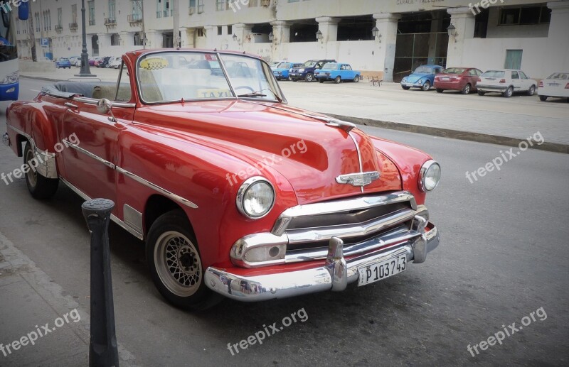 Havana Cuba Oldtimer Vehicle Classic