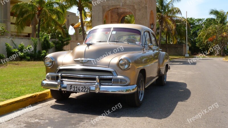 Auto Oldtimer Cuba Retro Automotive