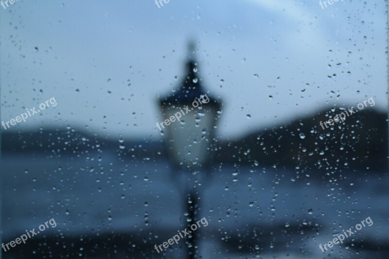 Rainy Window Raindrops Free Photos