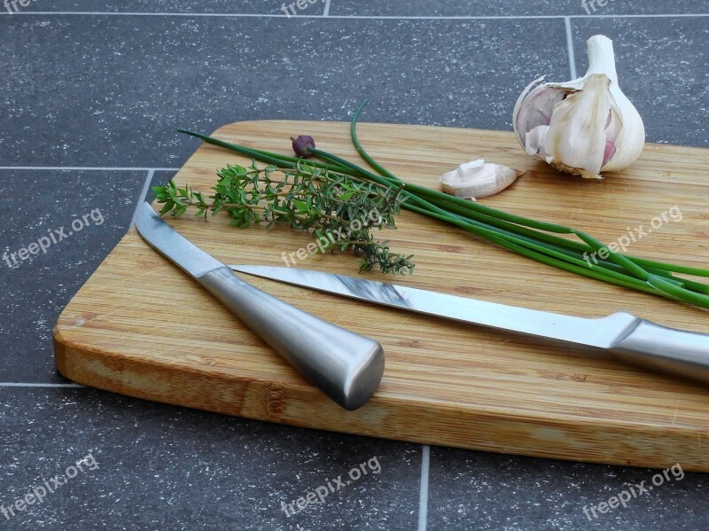 Herbs Rosemary Leek Chives Garlic