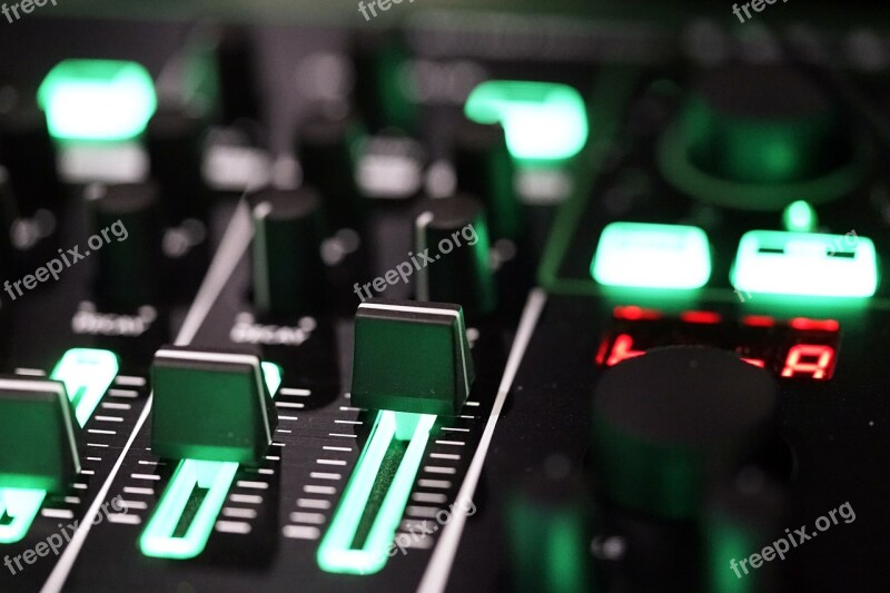 Music Technology Knobs Radio Musical