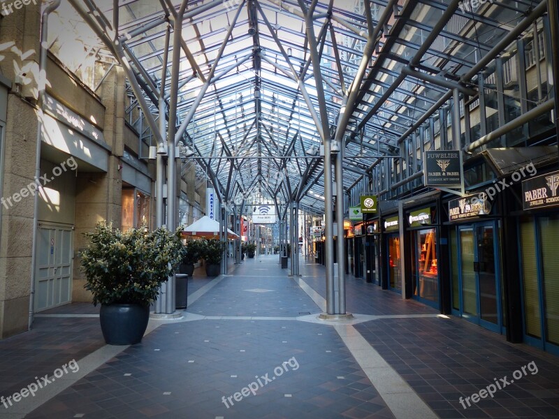 Passage Shopping Covered Northern Germany Glass Roof